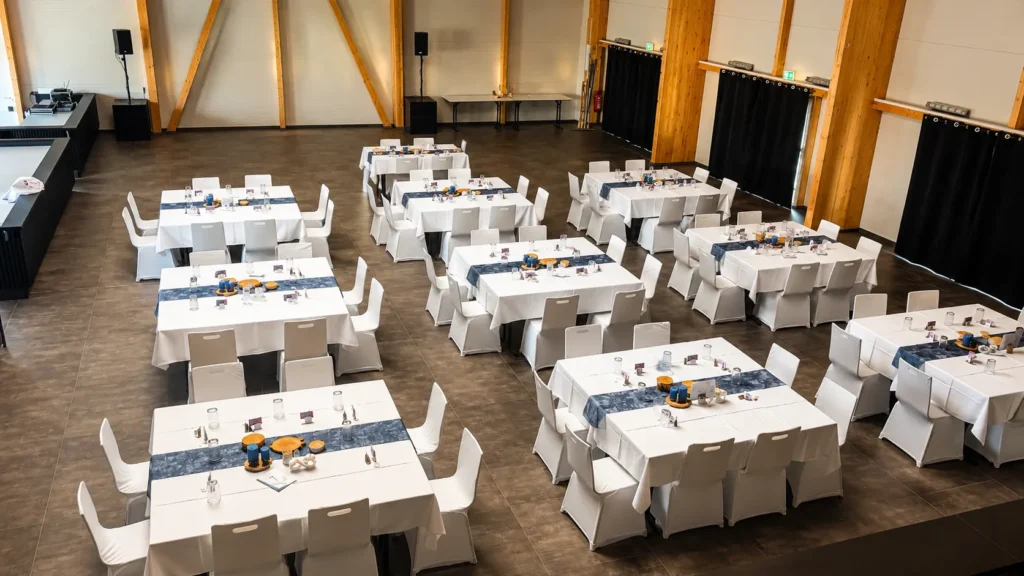 Eckbestuhlung der Eventmanufaktur Schönbuch in Holzgerlingen