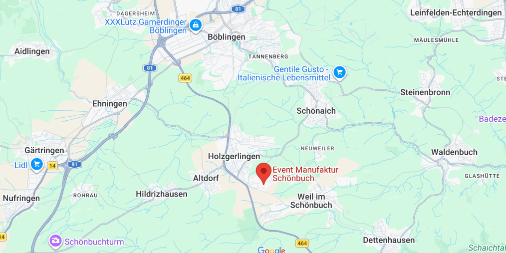 Eventmanufaktur Schönbuch, Gottlieb-Binder-Straße 18, 71088 Holzgerlingen